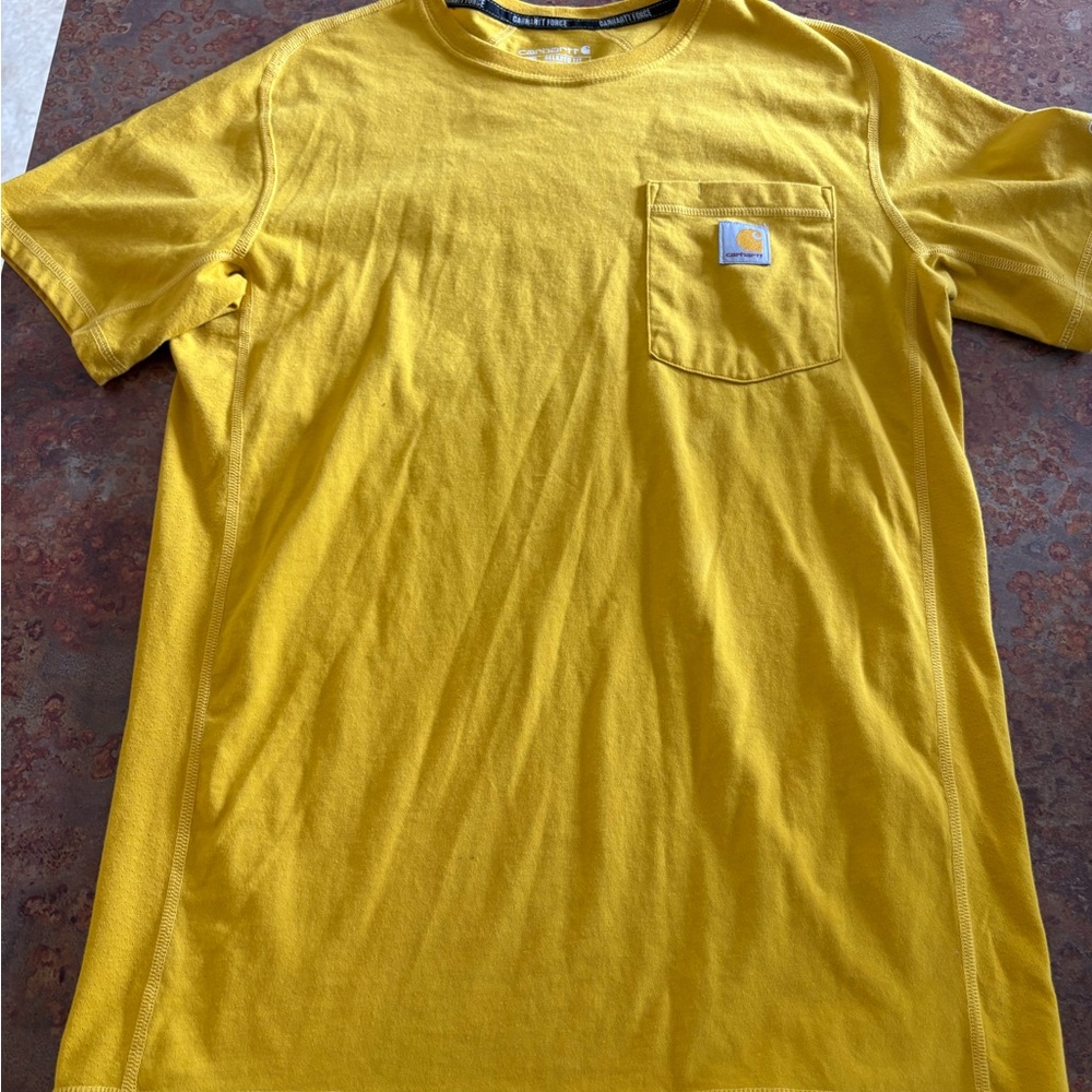 Carhartt Yellow Short Sleeve Tee